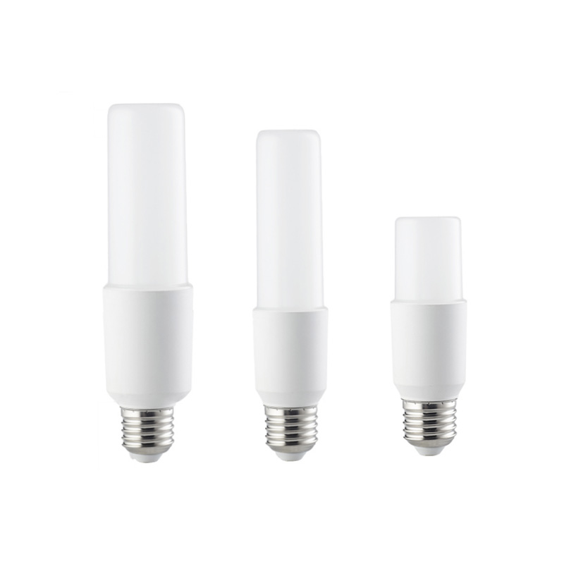 Lampu LED Mini T-Series Hibrida Plastik-Aluminium (Dasar E14/E27)